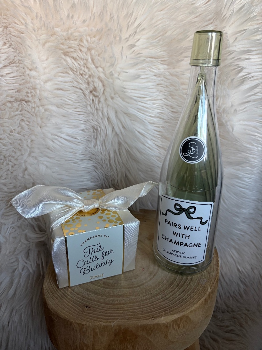Champagne Kit + Acrylic Bottle & Glasses